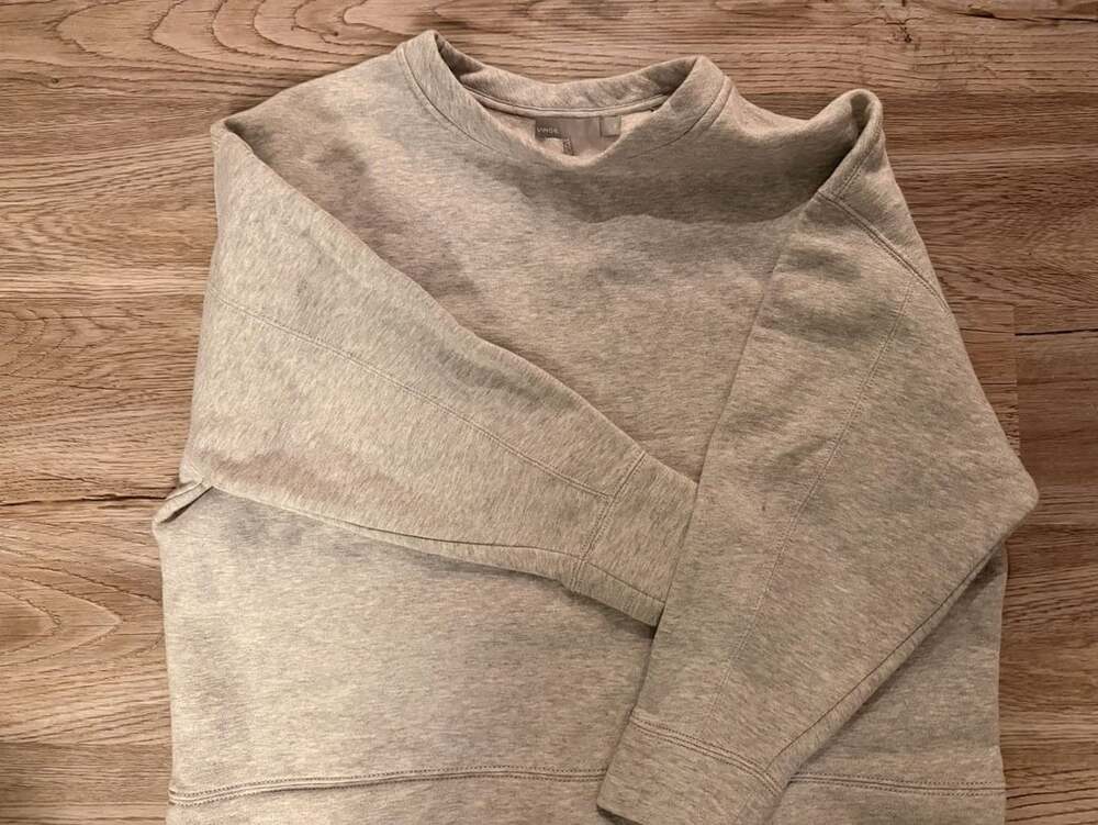 Vince Pullover Sweatshirt Gray Crewneck